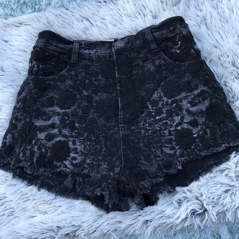 Free People Black Short